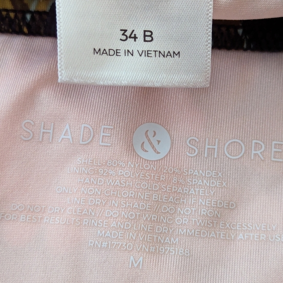 Shade & Shore Bikini Floral Print size medium - Picture 6 of 10